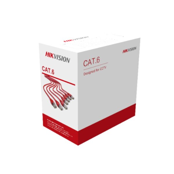 Hikvision DS-1LN6U-W/CCA CAT6 UTP Network Cable – 305m Box