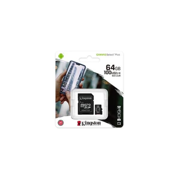 Kingston SD Card 64GB – Class 10 UHS-I Memory Card