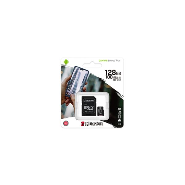 Kingston SD Card 128GB – Class 10 UHS-I Memory Card