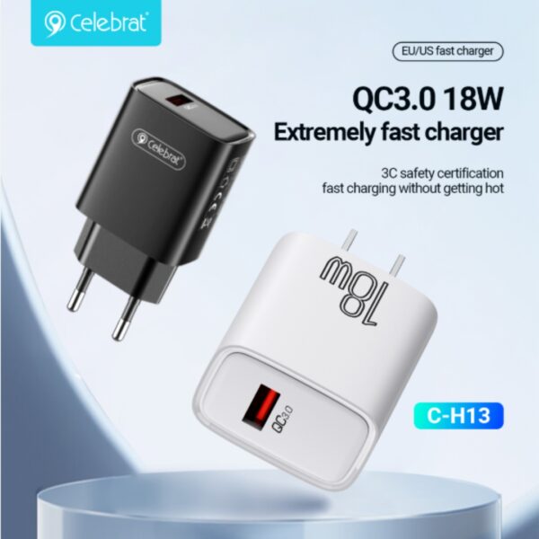 CELEBRAT C-H13 18W Fast Charger